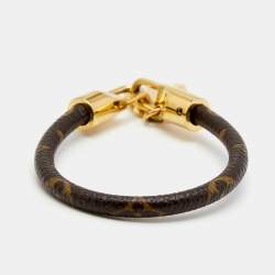 Pre Owned سوار لوي فيتون لوك ايت كانفاس مونوغرامي بني 