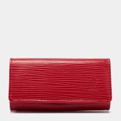Louis Vuitton Womens Epi Leather Multicles 6 Key Holder Red Wallet