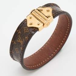 Louis Vuitton Nano Monogram bracelet - Brown, Brass Wrap