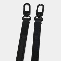 Pre Owned Louis Vuitton Black Leather Shoulder Bag Strap