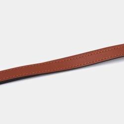 Pre Owned Louis Vuitton Brown Leather Adjustable Shoulder Bag Strap