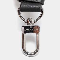 Pre Owned Louis Vuitton Dark Grey Leather Adjustable Shoulder Bag Strap
