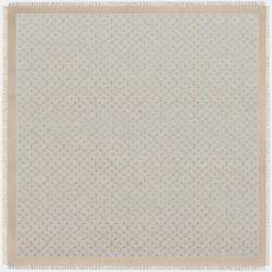 Pre Owned Louis Vuitton Greige Monogram Shine Shawl