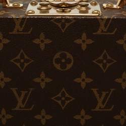 Pre Owned Louis Vuitton Monogram Canvas  Jewelry Case