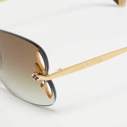 Louis Vuitton Brown/Gold Gradient Z0371U Lily Sunglasses Louis Vuitton