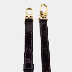 Pre Owned Louis Vuitton Amarante Patent Leather Adjustable Shoulder Bag Strap