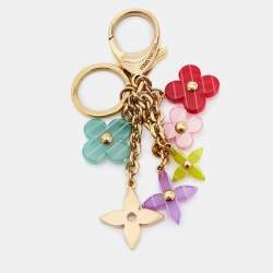 Michael Kors Pink Flower Bag Charm Key Chain