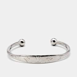 090623 SNEAK PEEK Preloved Louis Vuitton Monogram Jonc Cuff Bracelet DI1107  $90 OFF