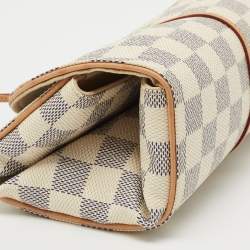 Pre Owned Louis Vuitton Damier AzurTrousse Bijoux Pliable Pouch