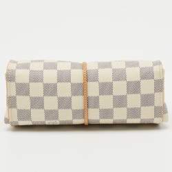 Pre Owned Louis Vuitton Damier AzurTrousse Bijoux Pliable Pouch