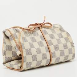 Pre Owned Louis Vuitton Damier AzurTrousse Bijoux Pliable Pouch