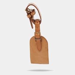 Louis Vuitton Vachetta Luggage Tag w/ Keepall Strap Holder - Brown Bag  Accessories, Accessories - LOU764469