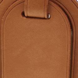 Pre Owned Louis Vuitton Vachetta Leather Luggage Name Tag & Strap Holder