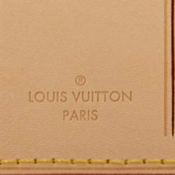 Pre Owned Louis Vuitton Vachetta Leather Luggage Name Tag