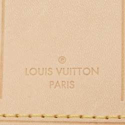 Pre Owned Louis Vuitton Vachetta Leather Luggage Name Tag