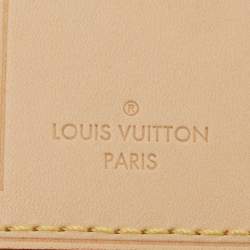 Pre Owned Louis Vuitton Vachetta Leather Luggage Name Tag