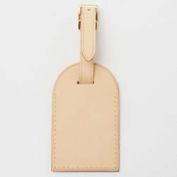 Pre Owned بطاقة أسم حقيبة سفر لوي فيتون جلد فاشيتا