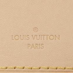 Pre Owned Louis Vuitton Vachetta Leather Luggage Name Tag