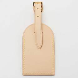 Louis Vuitton Natural Vachetta Leather Luggage Tag 27lk37s