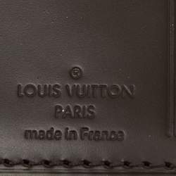 Louis Vuitton Brown Leather Luggage Name Tag