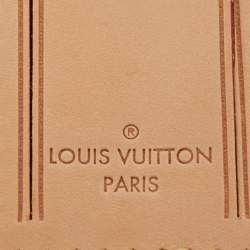 Pre Owned Louis Vuitton Vachetta Leather Luggage Name Tag