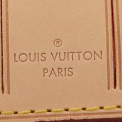 Pre Owned بطاقة أسم حقيبة سفر لوي فيتون جلد فاشيتا