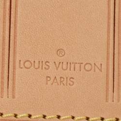 Pre Owned Louis Vuitton Vachetta Leather Luggage Name Tag