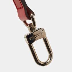 Pre Owned Louis Vuitton Red Leather Adjustable Shoulder Bag Strap