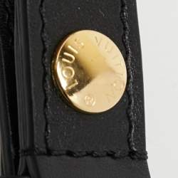 Pre Owned Louis Vuitton Black Leather Adjustable Shoulder Bag Strap
