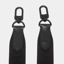 Pre Owned Loui Vuitton Black Monogram Trio Messenger Shoulder Bag Strap 