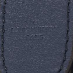 Pre Owned Louis Vuitton Navy Blue Leather Adjustable Shoulder Bag Strap