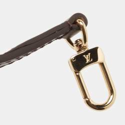 Louis Vuitton Brown Leather Shoulder Bag Strap
