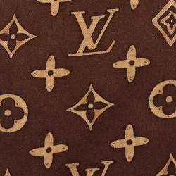 Pre Owned Louis Vuitton Brown Ombre Monogram Silk Bandeau