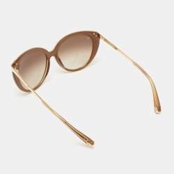 Louis Vuitton Gold/Brown Amber Z0620W Cat Eye Sunglasses