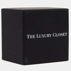Louis Vuitton Black Logo Monogram Resin Uncle John Bangle