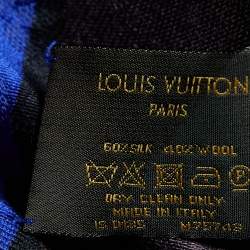 Pre Owned Louis Vuitton Multicolour LVllusion V Silk Wool Shawl