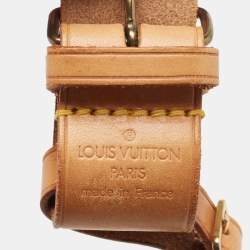 Pre Owned Louis Vuitton Vachetta Leather Luggage Name Tag