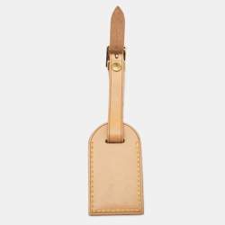 Pre Owned بطاقة أسم حقيبة سفر لوي فيتون جلد فاشيتا