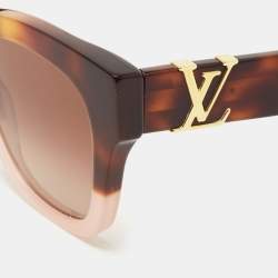 Louis Vuitton Brown/Pink Tortoise Z1518W The LV Square Cat Eye Sunglasses