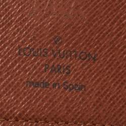Pre Owned Louis Vuitton Monogram Canvas Small Ring Agenda PM Cover