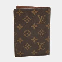 Pre Owned Louis Vuitton Monogram Canvas Passport Cover