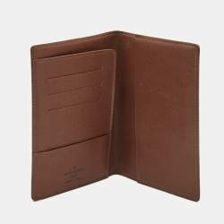 Pre Owned Louis Vuitton Monogram Canvas Passport Cover