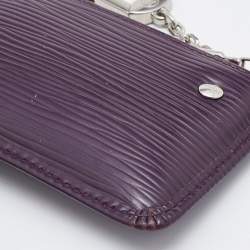 Pre Owned Louis Vuitton Cassis Epi Leather Key Pouch
