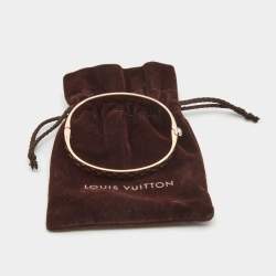 Pre Owned Louis Vuitton Nanogram Two Tone Bracelet M