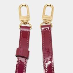 Pre Owned Louis Vuitton Purple Patent Leather Adjustable Shoulder Bag Strap