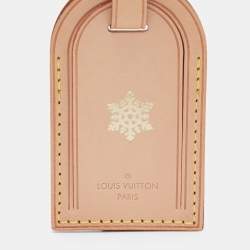 Pre Owned Louis Vuitton Vachetta Leather Luggage Name Tag