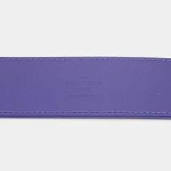 Louis Vuitton Figue Epi Leather LV Initiales Belt 85 CM