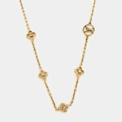 Vintage Louis Vuitton Flower Full Long Necklace