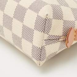 Pre Owned Louis Vuitton Damier Azur Canvas Cosmetic Pouch