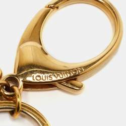 Pre Owned Louis Vuitton Marina Resin Gold Tone Key Holder and Bag Charm